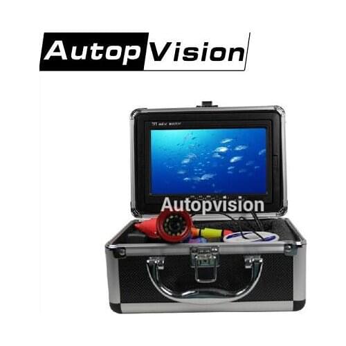 Underwater Fishing Camera, 800TV Lines with LED Lights, 7" Monitor with Video Camera recording
