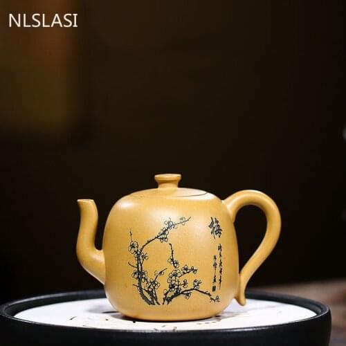 Chinese Yixing tea pot purple clay filter teapots beauty kettle Raw ore Handmade Tea set authentic Tie Guanyin Puer 280ml