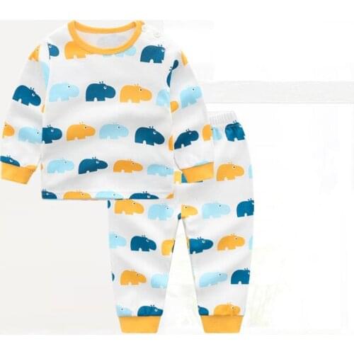 ZWY845 Toddler Baby Boys Girls Clothes Child Tracksuits Spring Autumn KidsPants 2Pcs/set Outfit Children Casual Clothing