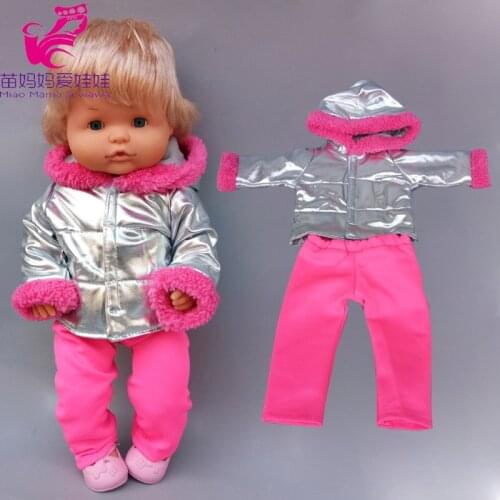 Doll Down Coat for 40cm Nenuco Doll Clothes Ropa Y Su Hermanita Winter Jacket Pants
