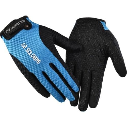 Ice Silk Light Thin Gloves Men Sports Cycling Running Fitness Driving Outdoors Fishing Women Non-Slip Touch Screen Gloves
