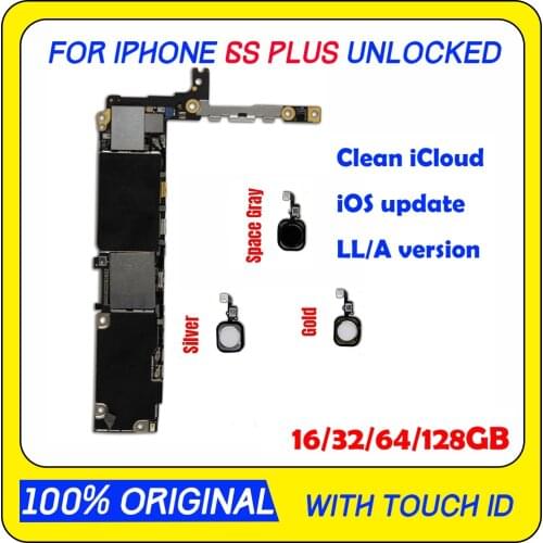 Clean for iPhone 6S 5.5inch motherboard for iPhone 6S Plus Plate iOS system Mainboard logic board with Full Chip