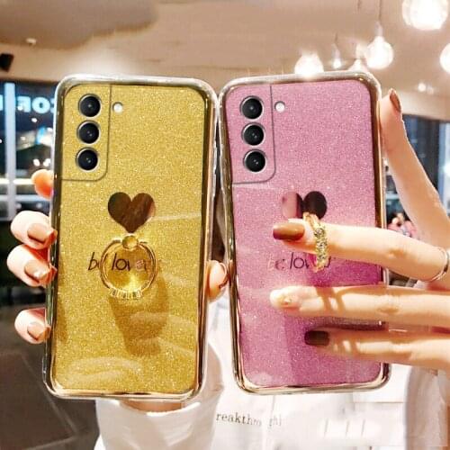 Bling Soft Case For Samsung Galaxy A32 5G A02 A12 A42 M31S M51 M30S A31 M31 A21S S10 S20 FE S21 Plus Ultra A51 A71 A30 A30S A50