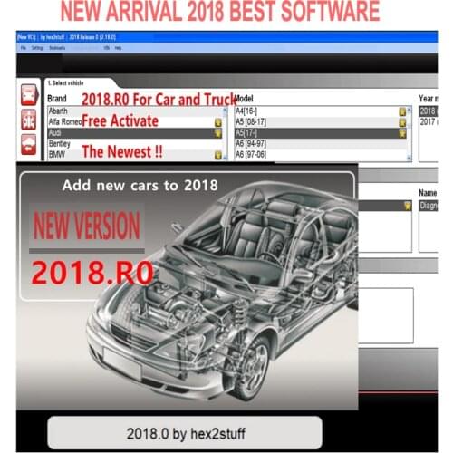 2020 Newest vd TCS 2018.R0 free active / 2017.R3 software keygen as gift for delphis support 2016 years model car trucks