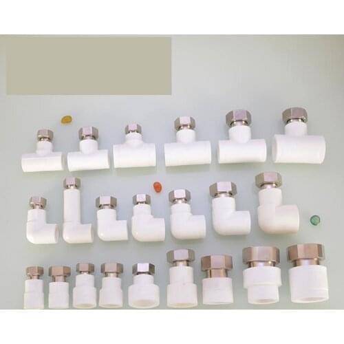 Ppr Flexible Joint 20/25/32 Solar Water Adapter Connect 1/2 3/4 1 Inch Copper Flexible Direct Elbow L Type U Type Pipe Fittings