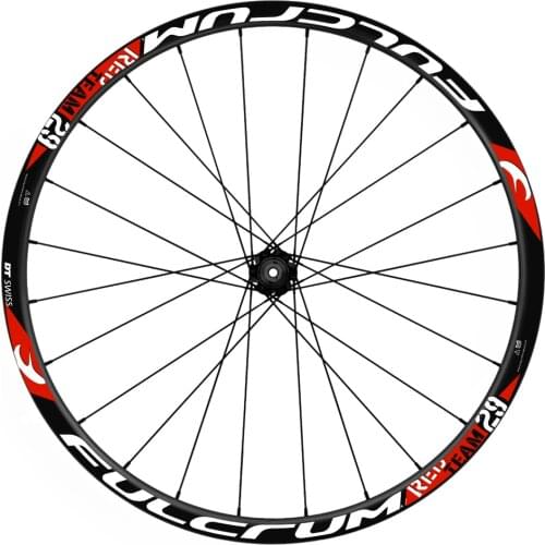 Complete KIT of compatible bike tire stickers 29 ”WH40 FULCRUM RED TEAM 29 vinyl wheels cycling accessories