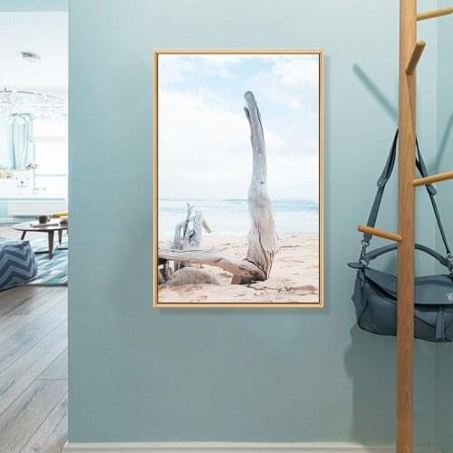 Nordic Poster Sea Beach Poster Greece Santorini Modern Home Decoration for Living Room Sofa Background Wall Painting Canvas Art