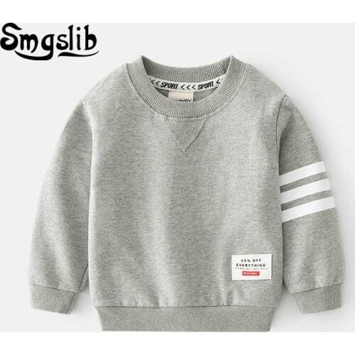 SMGSLIB Casual Spring Autumn Kids Clothes Boy Child Toddler Sport Sweatshirts Clothes for Teenagers Long Sleeve High Quality
