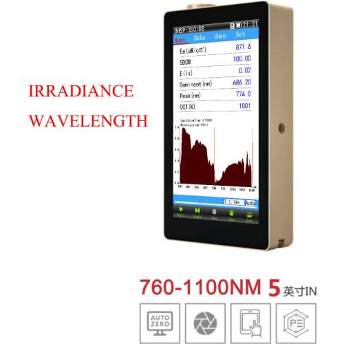 550-1100nm LED Light Spectrum Tester Spectrometer OHSP350IR