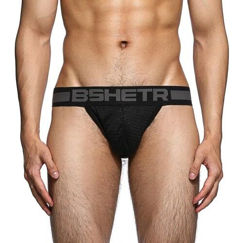 BITCED Mens Thong Low-waist Mens Underwear Cotton U Convex Personality Sexy Solid Color Thong 2020 New Underwear