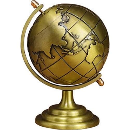 Science And Education Decoration Globe Metal Decoration Crafts Creative Living Room Desktop Decorations