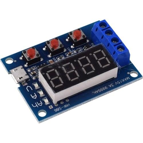 HW-586 Battery Tester Digital Display 18650 Battery Power Test Module Lead-acid Analyzer Meter Demo Board Accessories