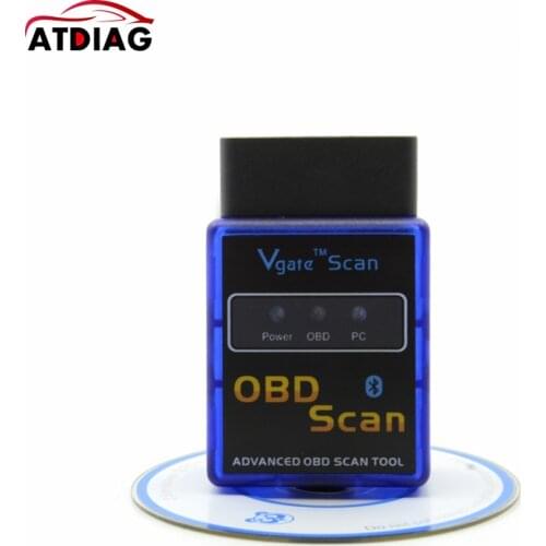Factory Price MINI ELM 327 Bluetooth 2.1 Vgate Scan OBD2 / OBDII ELM327 V2.1 Code Scanner supports OBD-II protocols