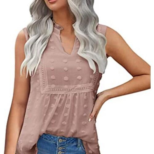 Women Blouse Summer Bohemian Casual Loose Top V Neck Sweat Absorbent Female Solid Color Slim-fit Pullover Blouses Shirt