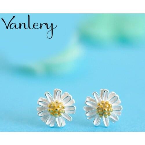 Retro Vintage Daisy Flower Earrings For Women Christmas Gifts Punk Trendy 2021 NEW Statement Earrings Jewelry