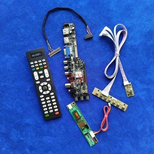 LCD Drive Card 1400*1050 1CCFL Fit HSD150PK16/HSD150PK17/HSD151PK14 DVB Digital Signal KIT LVDS-30Pin HDMI-compatible VGA AV USB