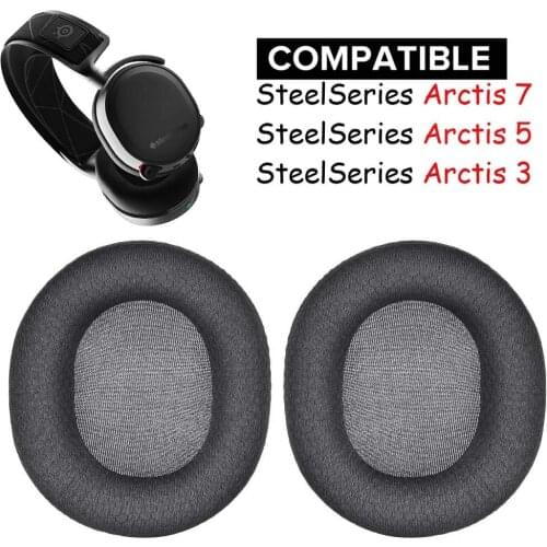 1Pair Earpads Replacement Earpads Ear Pads Cushions Muffs Repair Parts For SteelSeries Arctis 1 3 5 7 Gaming Headset Headphone