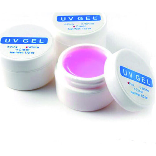 Free shipping 1PCS X Pink White Clear Transparent 3 Color Options UV Gel Builder Nail Art Tips Gel Nail Manicure Extension