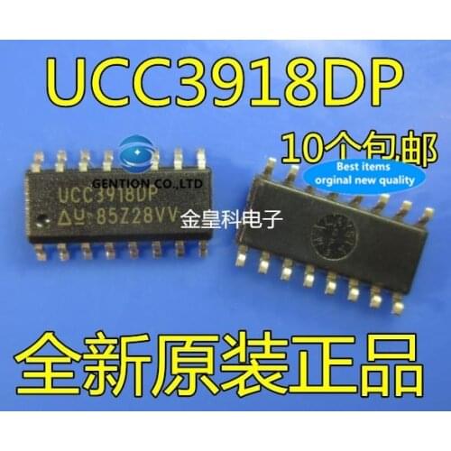 10PCS UCC3918DP SOP16 PMIC-hotplug master controller IC in stock 100% new and original