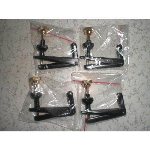 4 PCs Brand New Quality Cello String Adjusters 3/4-4/4 Quality Cello Fine tuner Black & Gold Color