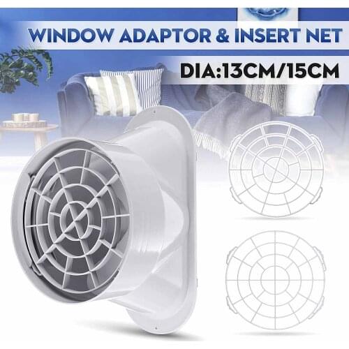 13/15cm Window Adaptor Insect Net Connector Portable Air Conditioner Accessories For Mobile Air Conditioner Air Vent Duct Pipe