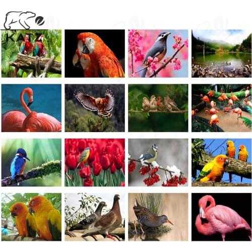 Beautiful flame bird dove diamond painting gift parrot animal diamond embroidery handmade DIY cross stitch home decoration