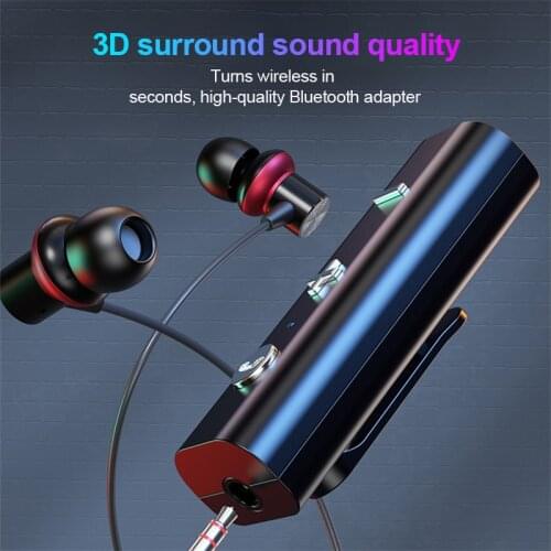 Wireless Bluetooth 5.0 Receiver Transmitter Adapter 3.5mm Jack For Adapter Bluetooth Aux Audio Music Transmitter For Headphone
