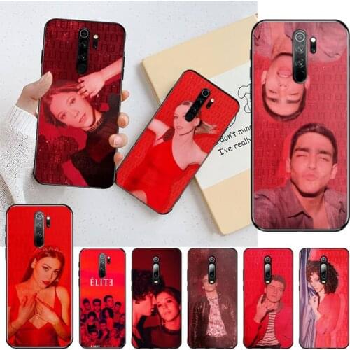 YJZFDYRM Spanish TV Series Elite TPU black Phone Case Cover Hull for Redmi 8A Note 9 8 8T 7 6 6A 5 Go Pro Redmi 9 K20