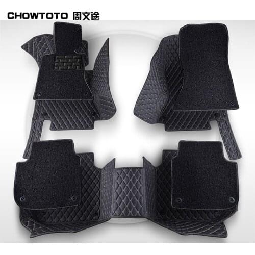 CHOWTOTO AA Custom Floor Mats For Honda XRV Accord Civic CRV City HRV Vezel Crosstour Fit Spirior Crider Wear-resisting Carpet