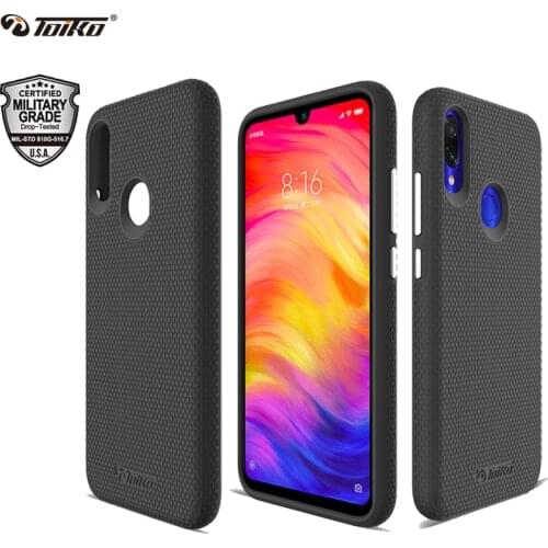 TOIKO X Guard Dual Layer Shockproof Back Cover for xiaomi Redmi Note 7 Case Bumper Redmi Note 7 Pro Hard PC Soft TPU Armor Shell