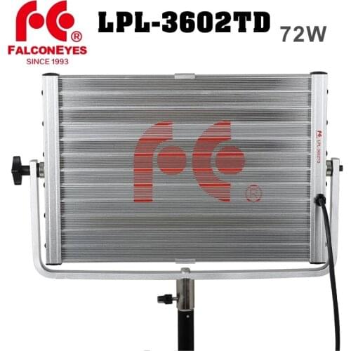 FalconEyes LPL-3602TD Diving Video Panel Light 72W Soft Daylight Photography Equipment LED Studio Photo Interview Lighting