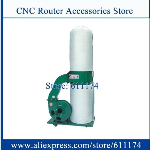 Good quality 2.2Kw AC220V/AC380V wood cnc dust collector single barrel wood dust collector