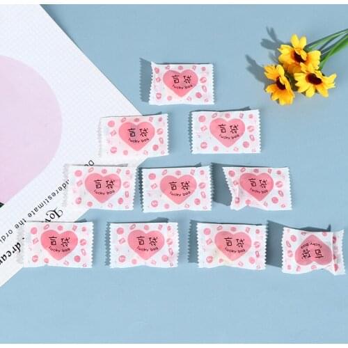 10Pcs Dollhouse Miniature Simulation Mini Food Bottles Blind Bags Play Toy Simulation Cartoon Mini Food Bottle Blind Bag