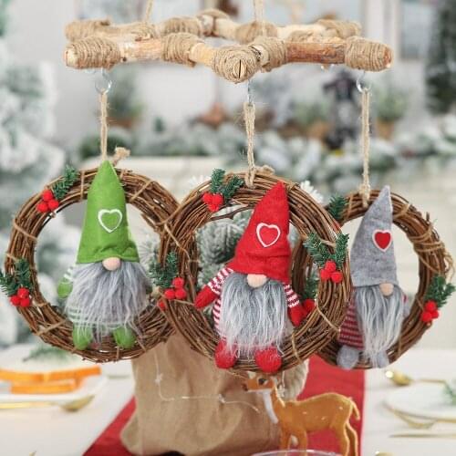 New Christmas Decorations Small Circle Christmas Tree Pendant Family Party Party Home Decoration Christmas Decorations Show
