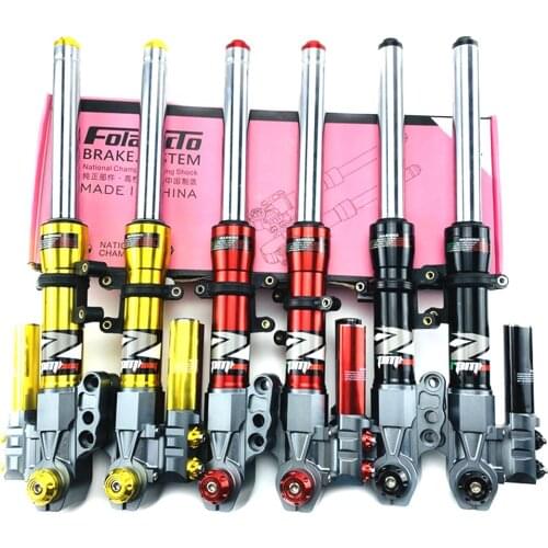 Universal Motorcycle Front Fork 30-33 core 36-40cm Adjustable Damping Front Shock Absorber For Honda Yamaha Bws RSZ Land Rover