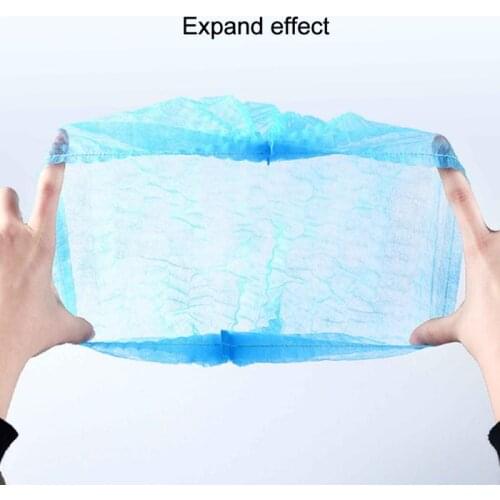 100pcs Disposable Non Woven Fabric Hair Net Caps Sterile Catering Hat Hair Caps Support Dropshipping