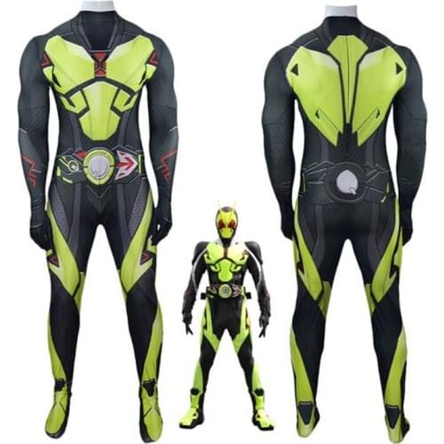TV Series Kamen Rider Zero-One Zentai Bodysuit Cosplay Costume Masked Rider Rising Hopper Unisex One-Piece Spandex Jumpsuits