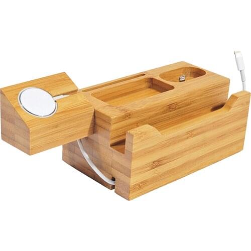 Multiport Charging Dock Charging Stand 2A Fast Charger Desk Organization For Apple Watch Iphone Ipad Airpods