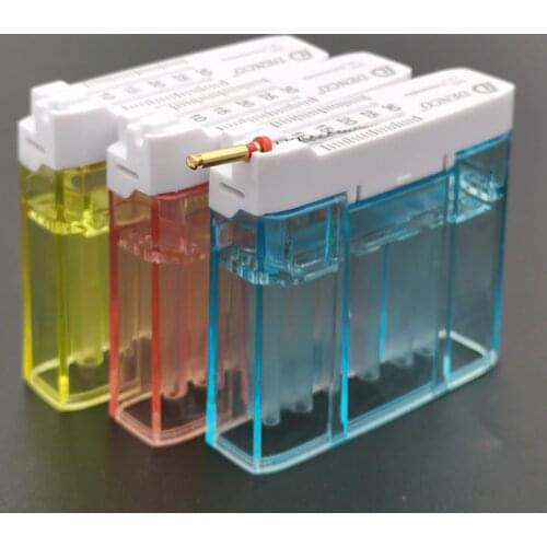 10pcs Dental Endo Files Sterilization Box Multi Function NITI Files Box 135℃ Autoclavable Root Canal Files Measurement Organizer
