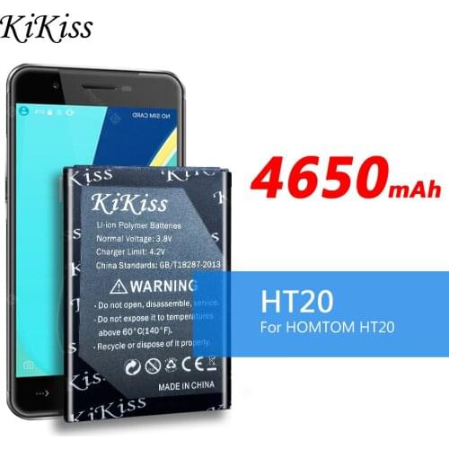 100% Original KiKiss Mobile Phone Battery For HOMTOM HT20 For HOMTOM HT 20 Pro New Cellphone Li-ion Replacement Batteries