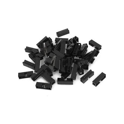 2.54mm Pitch IDC Box Header DC3-16P Dual Row 16 Pins JTAG Connector 50pcs