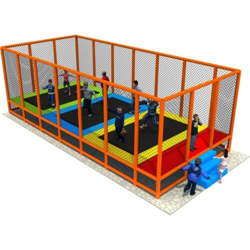 3 in 1 indoor trampoline park jumping bed