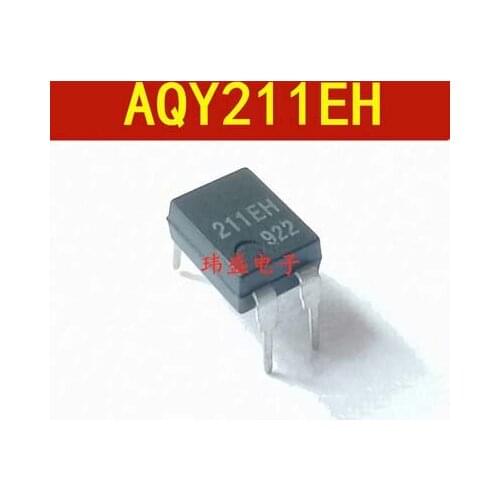 10pcs/Lot AQY211EHAX AQY211EH 211EH DIP-4 PHOTOMOS RELAY In Stock