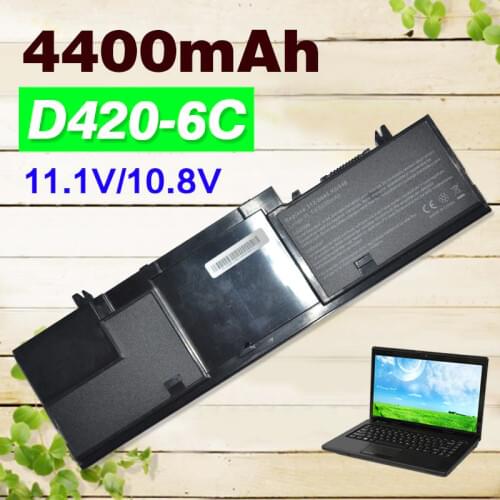 ApexWay 11.1v 6 cell 4400mAh Laptop Battery For Dell Latitude D420 D430 451-10365 312-0445 KG126 FG442 GG386 JG917 JG768