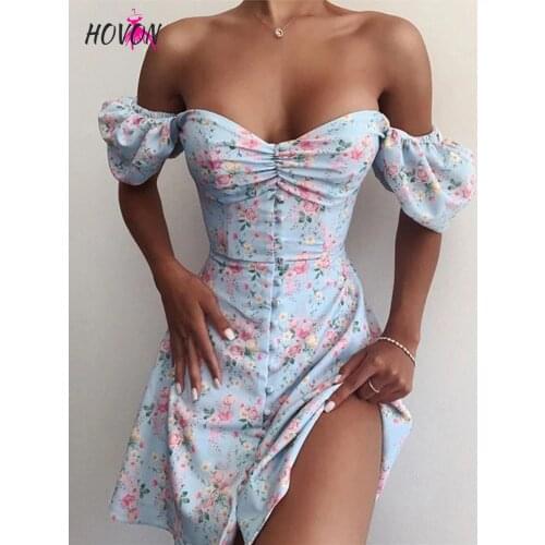 CHAXIAOA Summer Dresses With Buttons