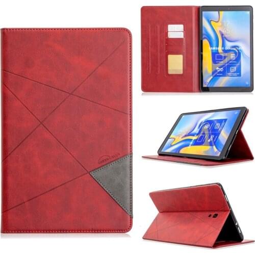 Diamond Coque Case for Samsung Galaxy Tab A 2018 SM-T590 SM-T595 Galaxy Tab A 10.5 Case Smart PU Leather Case