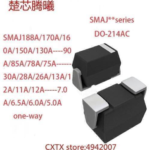 CHUXINTENGXI SMAJ18A SMAJ17A SMAJ16A one-way DO-214AC For more models and specifications,please contact customer service