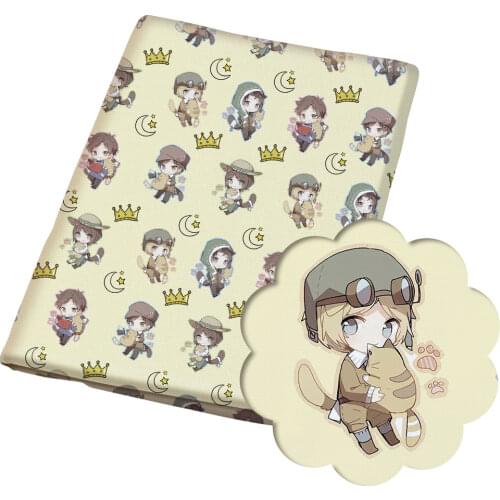 Diy 50*140CM flower pattern Polyester cotton Fabric Patchwor Printed for Tissue Kids Home Textile for Sewing Doll Dress Curtain