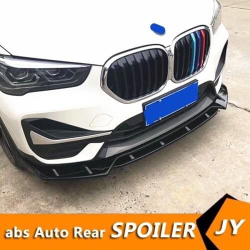 For BMW X1 Body kit spoiler 2018-2020 For BMW X1 F48 3D ABS Rear lip rear spoiler front Bumper Diffuser Bumpers Protector
