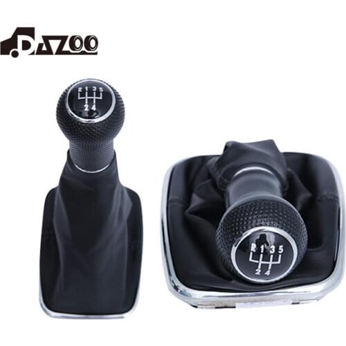 5 Speed Car Gear Shift Knob With Black Cap 23mm With Chrome Frame For V W Golf 4 1998-2006 Bora 1J0711113 Car Accessories